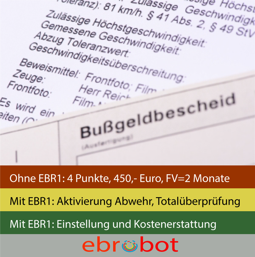 EU BUSSGELD ROBOTER -EBR1- aktiviert Abwehrverfahren und erkennt solche Fehlerhaftigkeit.
