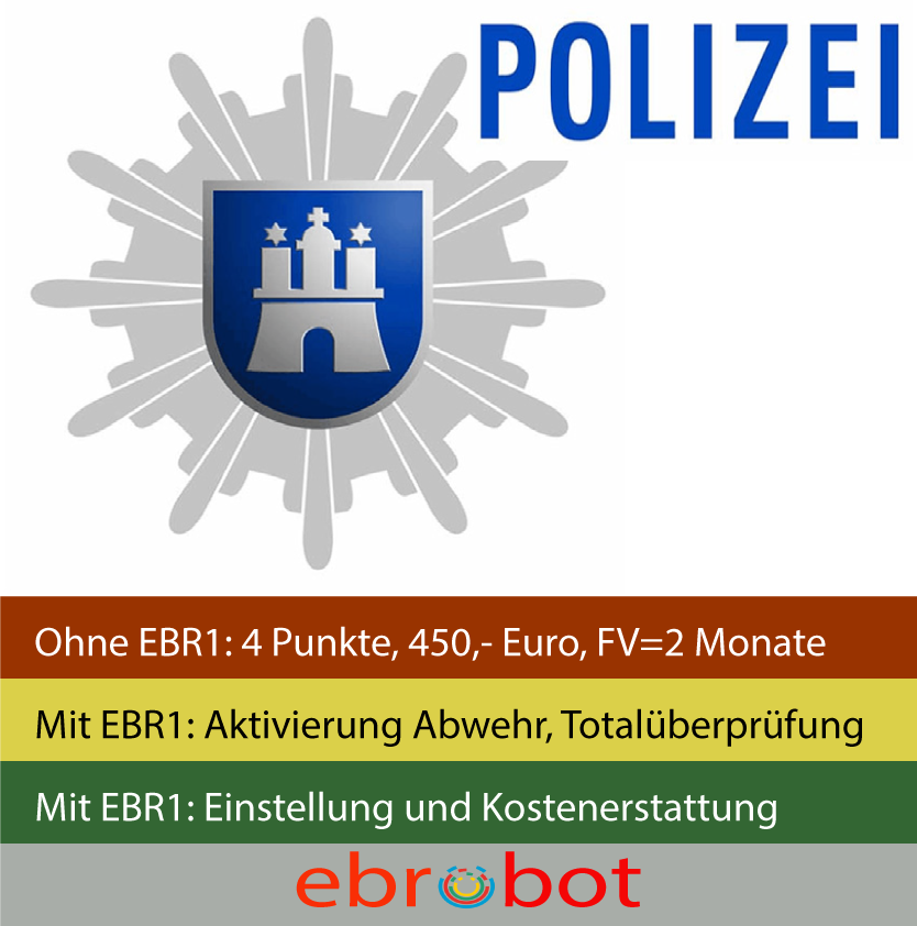 EU BUSSGELD ROBOTER -EBR1- aktiviert Abwehrverfahren und erkennt solche Fehlerhaftigkeit.