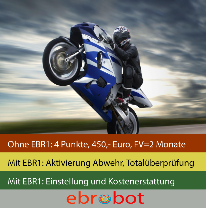 EU BUSSGELD ROBOTER -EBR1- aktiviert Abwehrverfahren und erkennt, so geht das auch nicht. Die lizensierte Kanzlei muss ran.